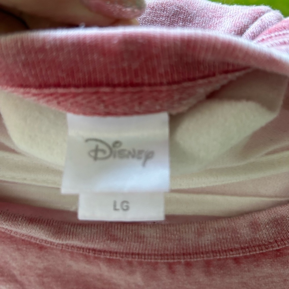 Disney Mickey Mouse Pink /White sweatshirt - Picture 5 of 7